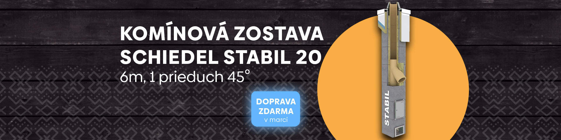 Komínová zostava Schiedel Stabil 20